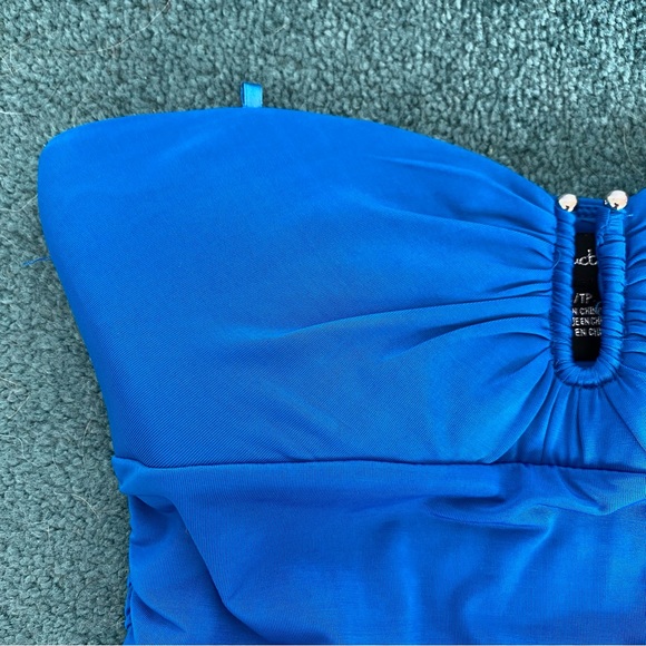 Seduction Strapless Slinky Ruched Party Dress NWOT Size XS - Picture 11 of 16